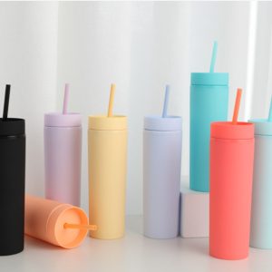 16oz Tumbler with Straw