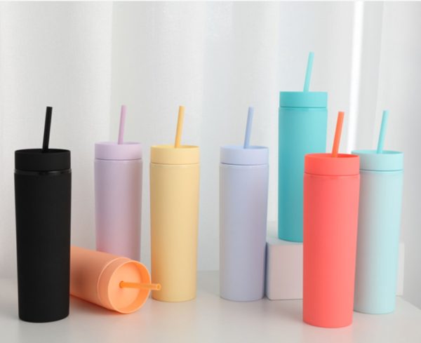 16oz Tumbler with Straw