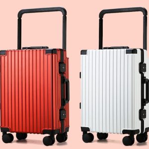 Wide Handle Trolley Suitcase