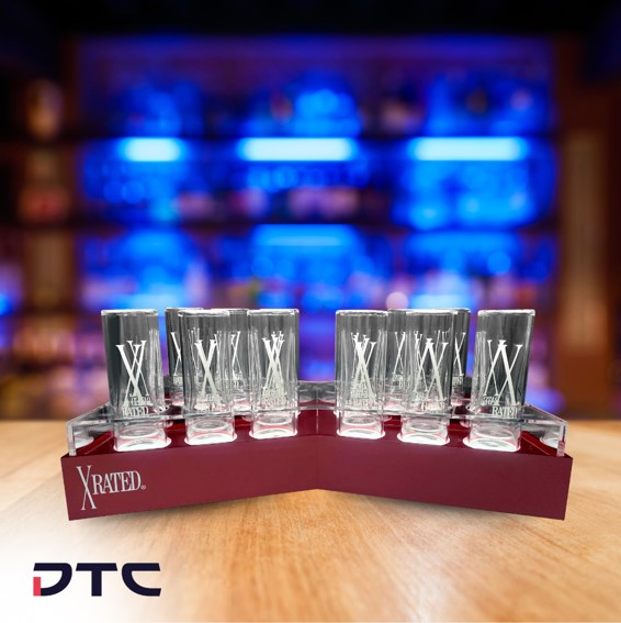 LED Shot Glass Tray