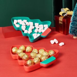 Christmas Tree Snack Tray