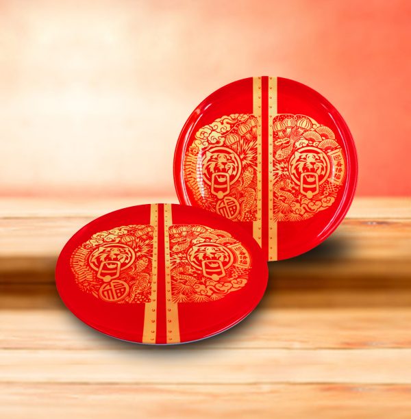 Customised CNY Yu Sheng Melamine Plate