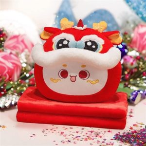 Customised Chinese New Year Cushion Blanket