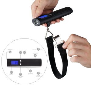 luggage strap and weighing scale