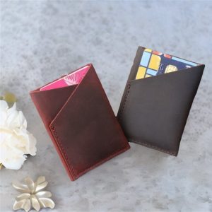 Retro Leather Card Holder