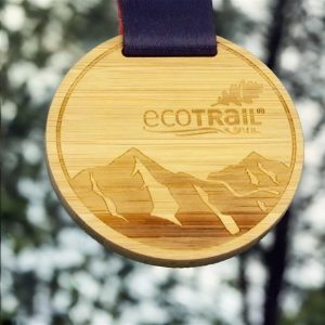 Round Wooden Medal