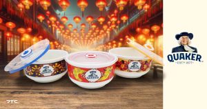 Quaker Oats Microwavable Ceramic Bowls