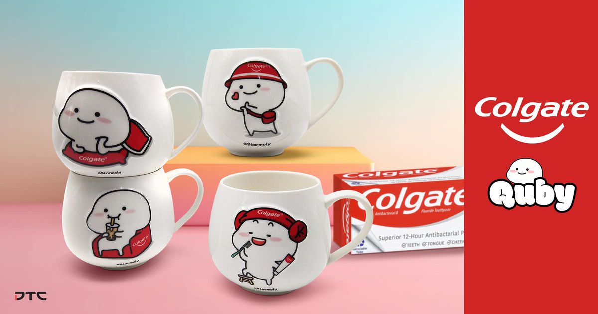 Colgate Quby Mugs