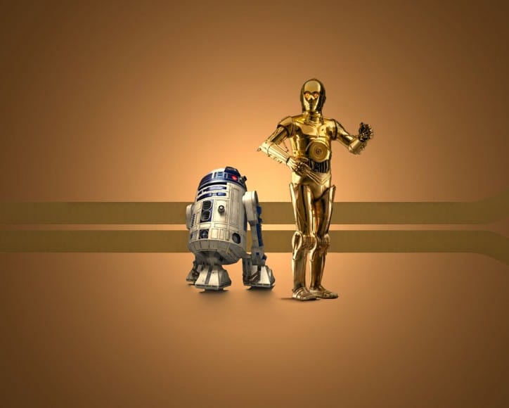 R2D2 and C-3PO