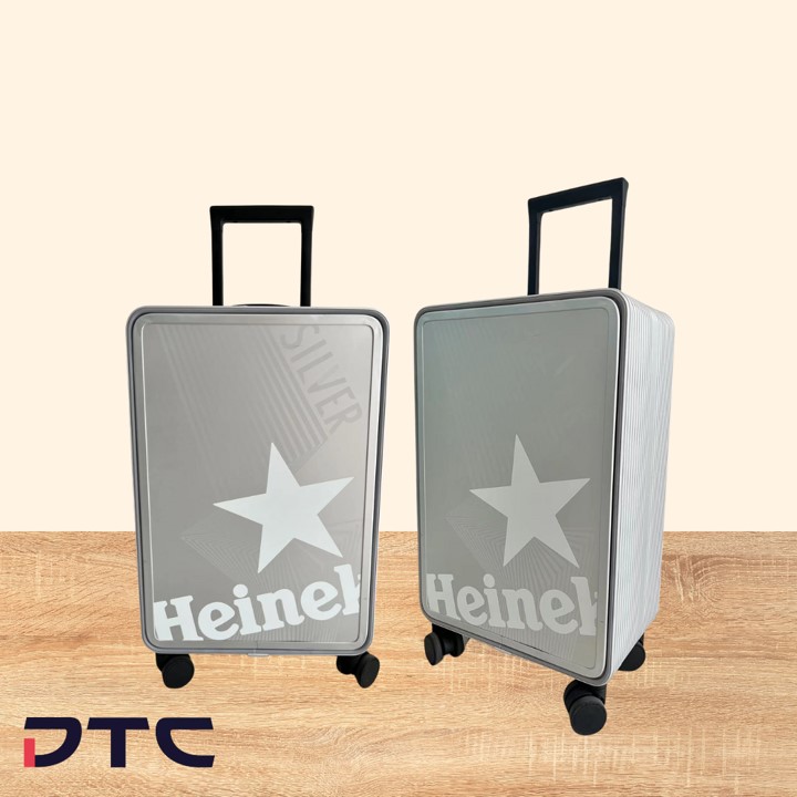 Heineken Silver luggage trolley