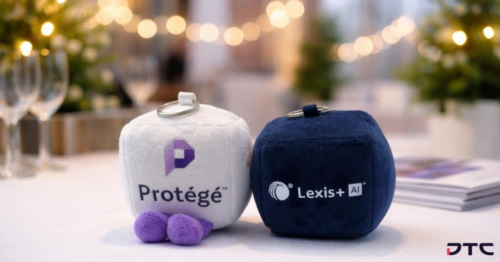 Lexis+ AI with Protégé Plush Keychains