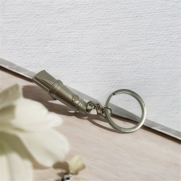 Sennheiser microphone keychain