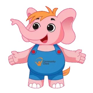 Sharity elephant mascot