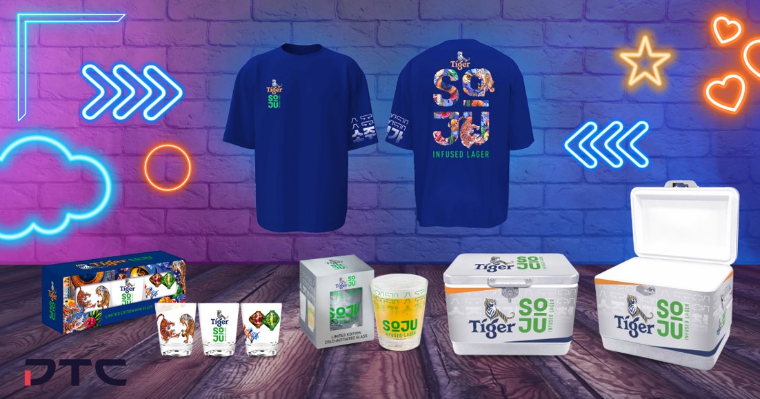 Tiger Soju regional fulfilment merchandise