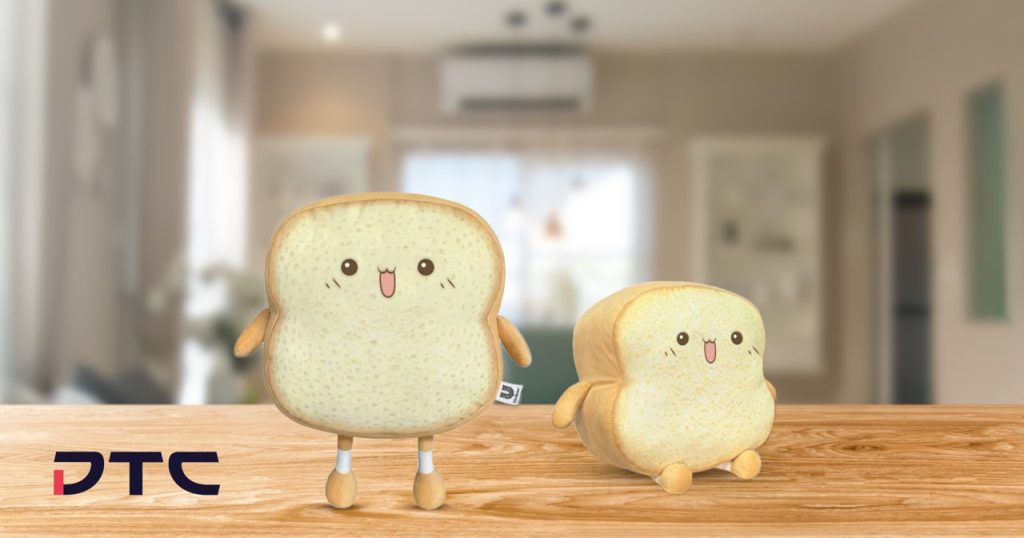 Toast-designed Plushies