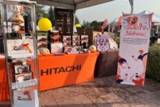 Hitachi CSR booth