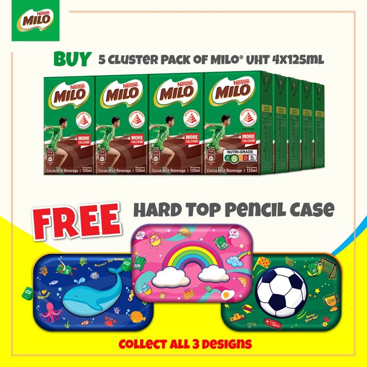 Milo UHT hardtop pencil case promotion