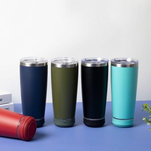 Thermal mug with speaker