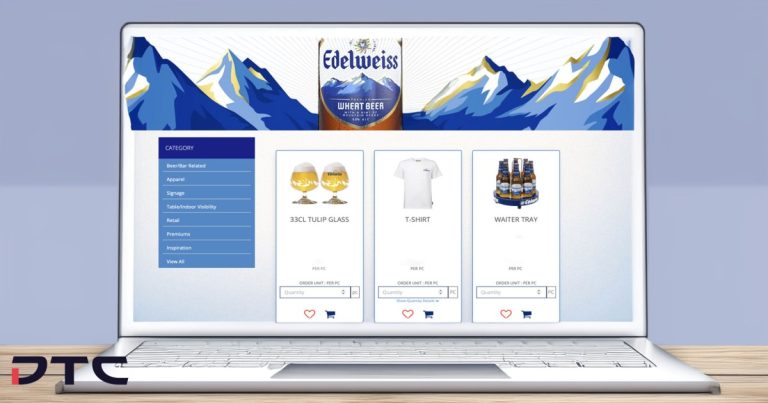 Customised Edelweiss Microsite Solution for Promotional Merchandising