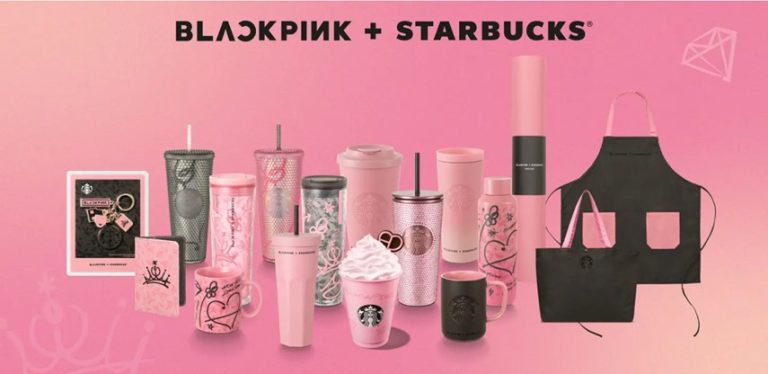 Starbucks and BLACKPINK