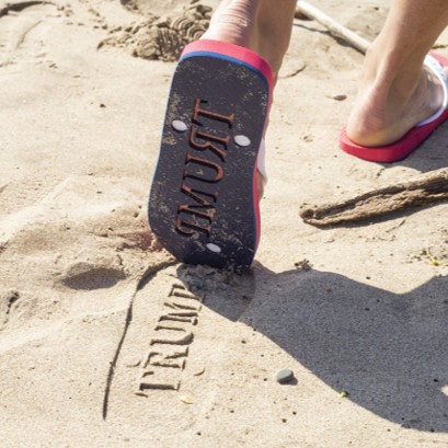 Trump merch - Sand Printing Flip Flops