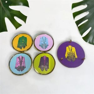 premium collectible metal coaster set