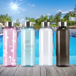 rpet bottle with stainless steel lid