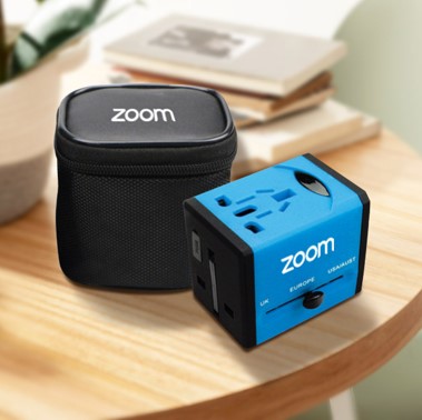 Corporate Swag - Zoom Travel Adaptor