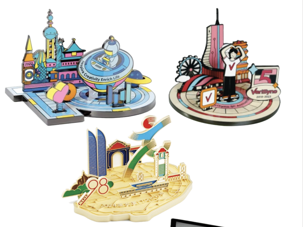 Customized 3D Metal Pin Set