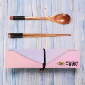 Wooden Cutlery Pouch Set