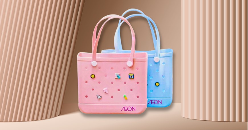 Aeon EVA Bags with Charms - Pink_Blue