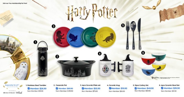 Harry Potter merchandise Cold Storage showcase