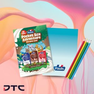 Pauls Dairy kids friendly promo gifts colouring book