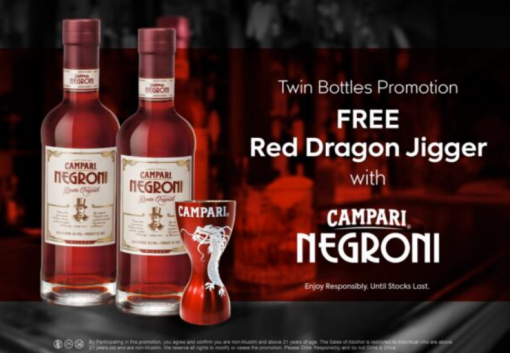 Campari Negroni Twin Bottle