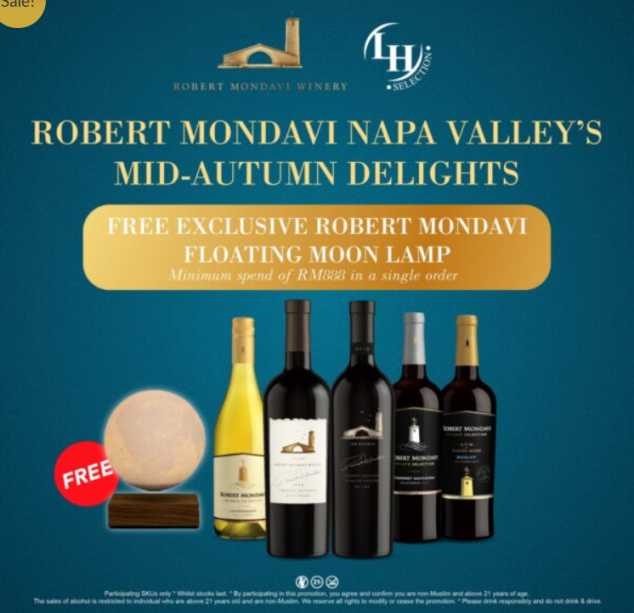 Robert Mondavi’s exclusive promo