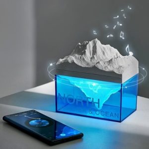 Mountain Aromatherapy Speaker with Night Light