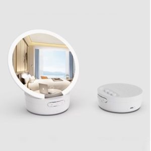 Portable Mirror with Speaker