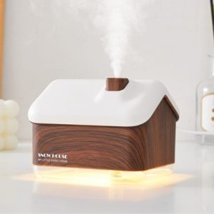 Wood Texture House Shaped Humidifier