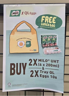 Lunch Bag with Milo and QL Eggs