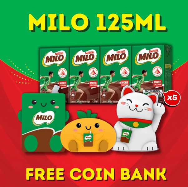 Milo cny gift with purchase - Milo coin banks promo