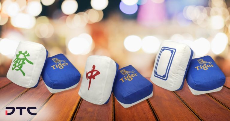 Tiger beer Da San Yuan Mahjong Cushions Gift with Purchase