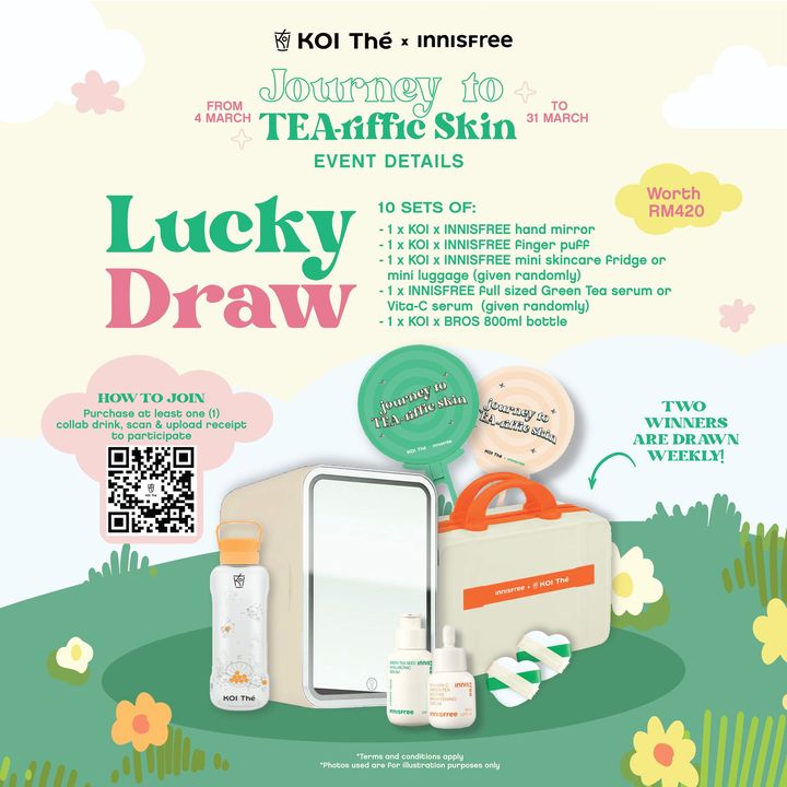 Innisfree x Koi lucky draw