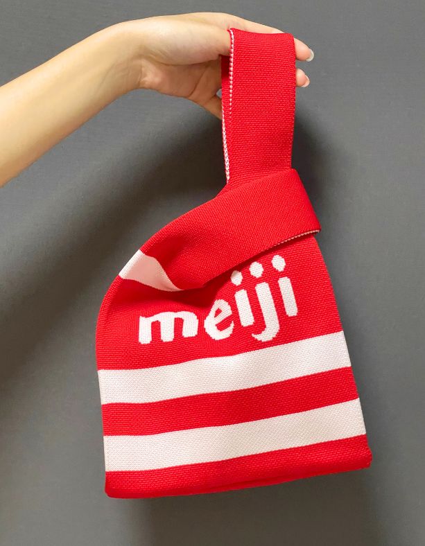 Meiji Knitted Carrier Bag