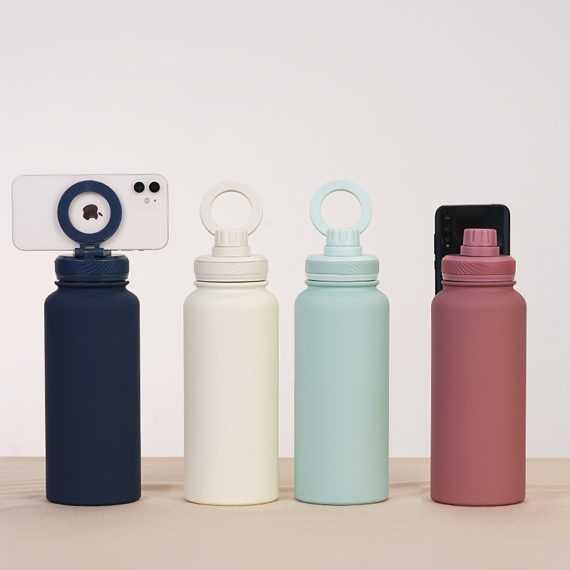 Thermal Bottle with Magnetic Phone Stand