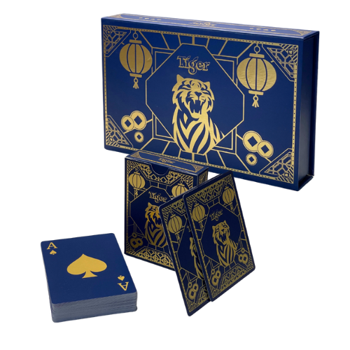 Tiger MY CNY Playing cards - blue