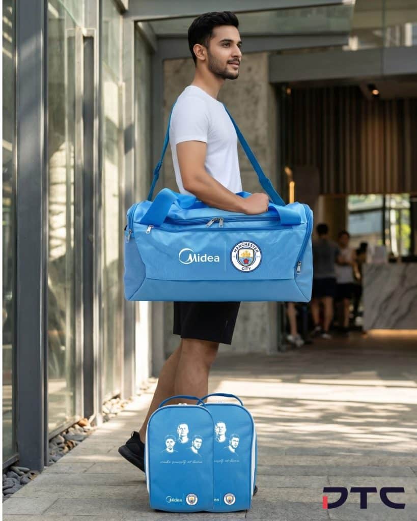 Midea ManCity Duffle Bag and Shoe Bag