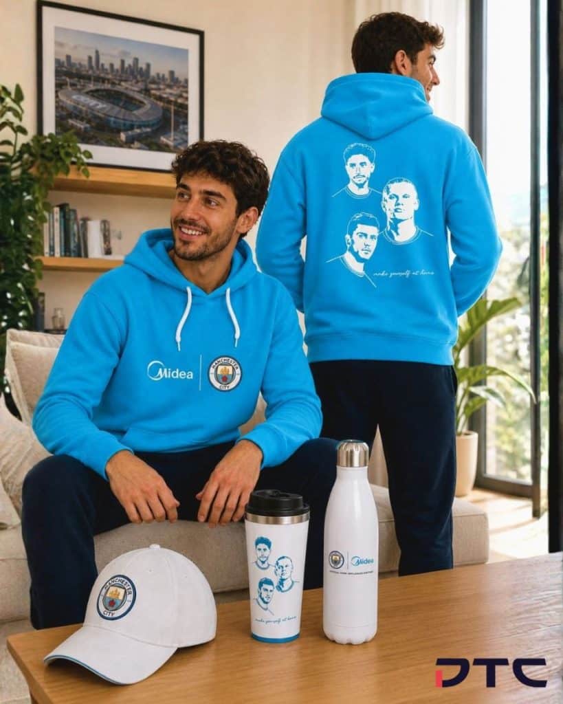 Midea ManCity merchandise: Hoodie, Cap, Tumbler, Water Bottle