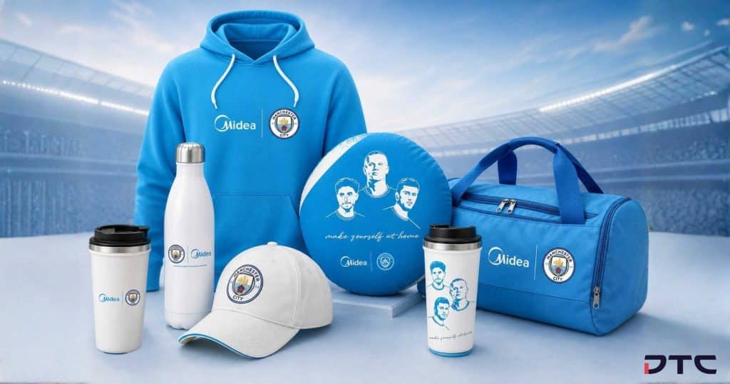 Midea x Manchester City Custom Branded Merchandise – Global Fulfilment