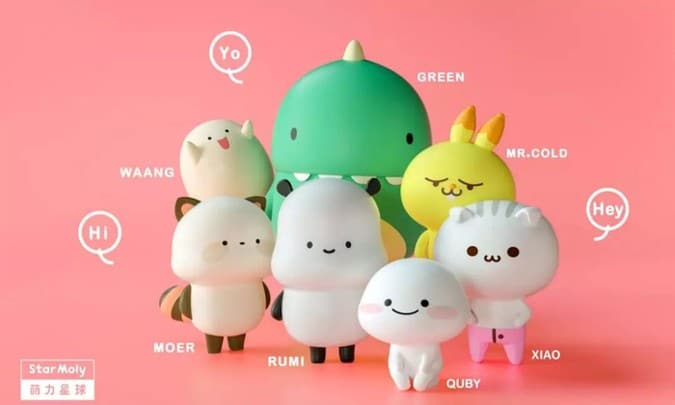 The StarMoly Family characters
