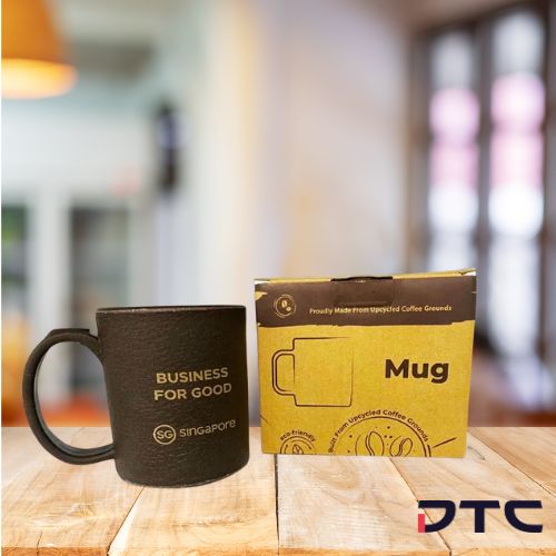 Coffee Grounds Mug for EDB Singapore